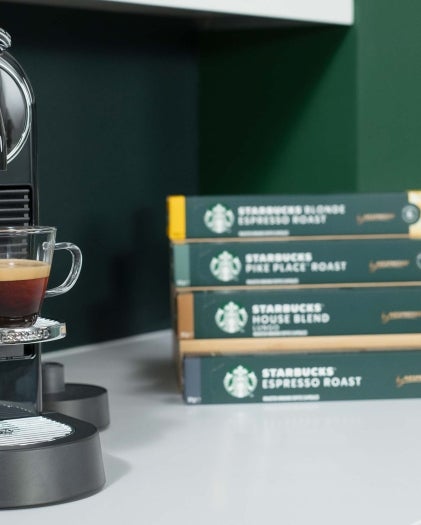 Starbucks® by Nespresso® café, packs de produits et machine